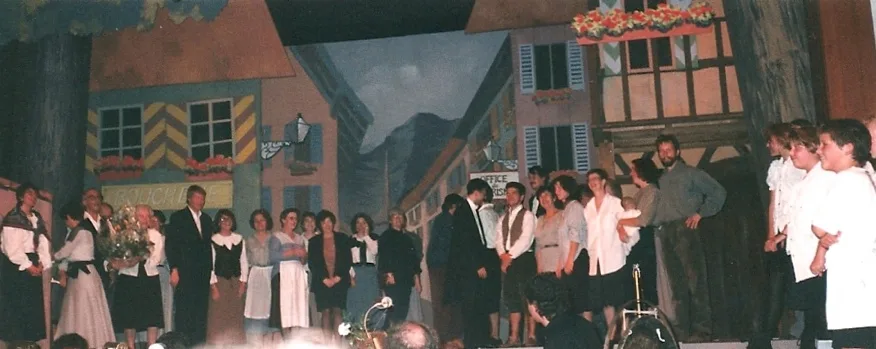 The finale of the opera Toutti